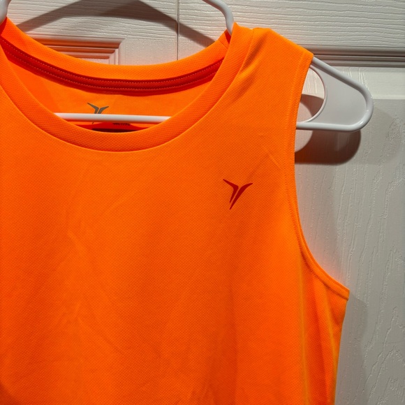 OLD NAVY Boy’s Neon Orange Summer Tank Top Shirt - size L(10-12) - Picture 3 of 4